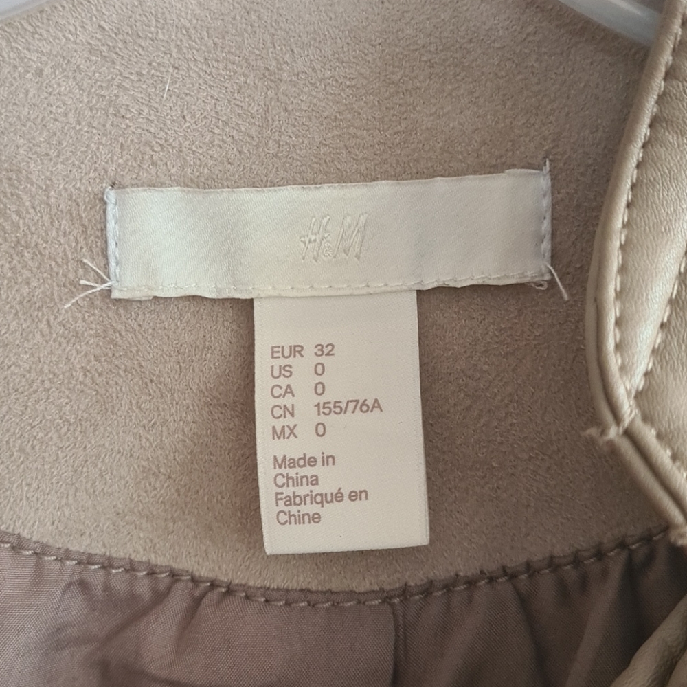 Suede & leather spring jacket - Picture 4 of 5